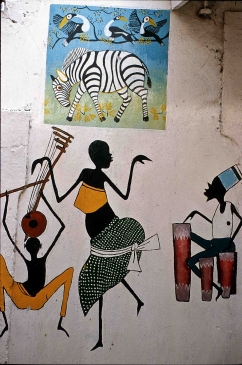 Graffiti in Stone Town, Sansibar